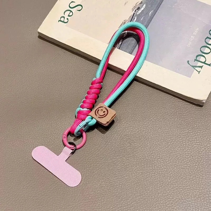 Mobile Phone Lanyard Luxury Braided Wrist Mobile Phone Lanyard Hand-held Pendant Anti-fall Multifunctional Wristband