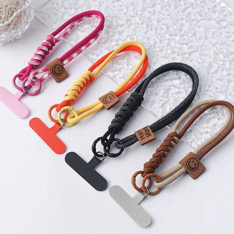 Mobile Phone Lanyard Luxury Braided Wrist Mobile Phone Lanyard Hand-held Pendant Anti-fall Multifunctional Wristband