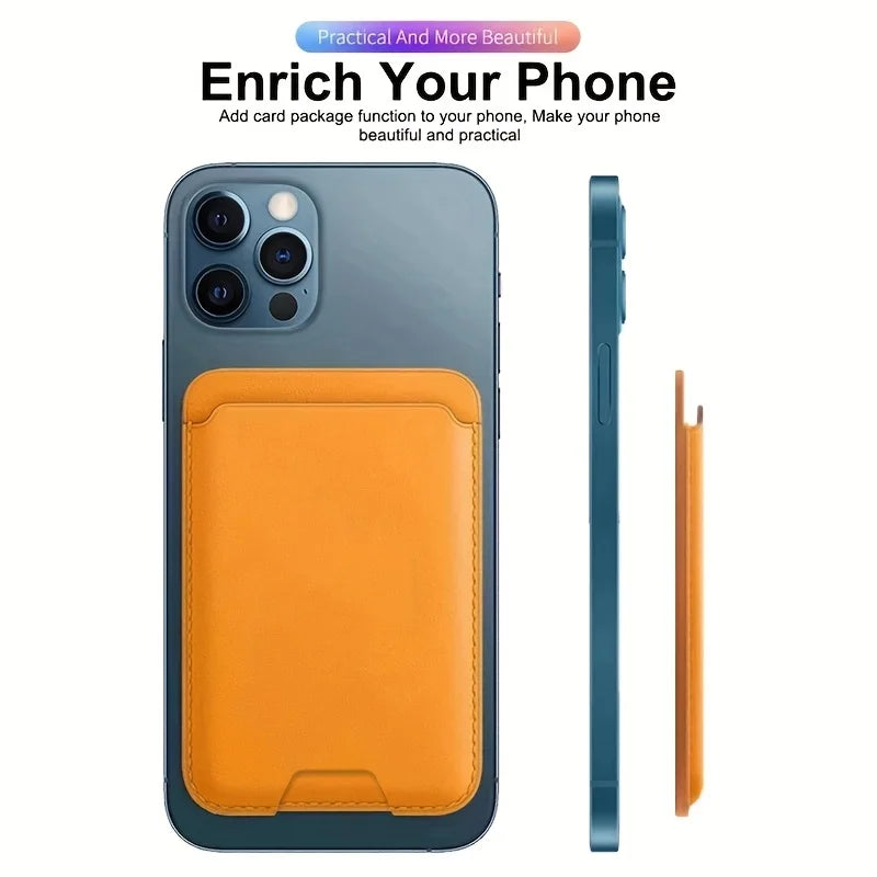 Magnetic Card Holder for Iphone 15 16 17 18 Pro Max Case Magnetic Card Slot Wallet Phone Case