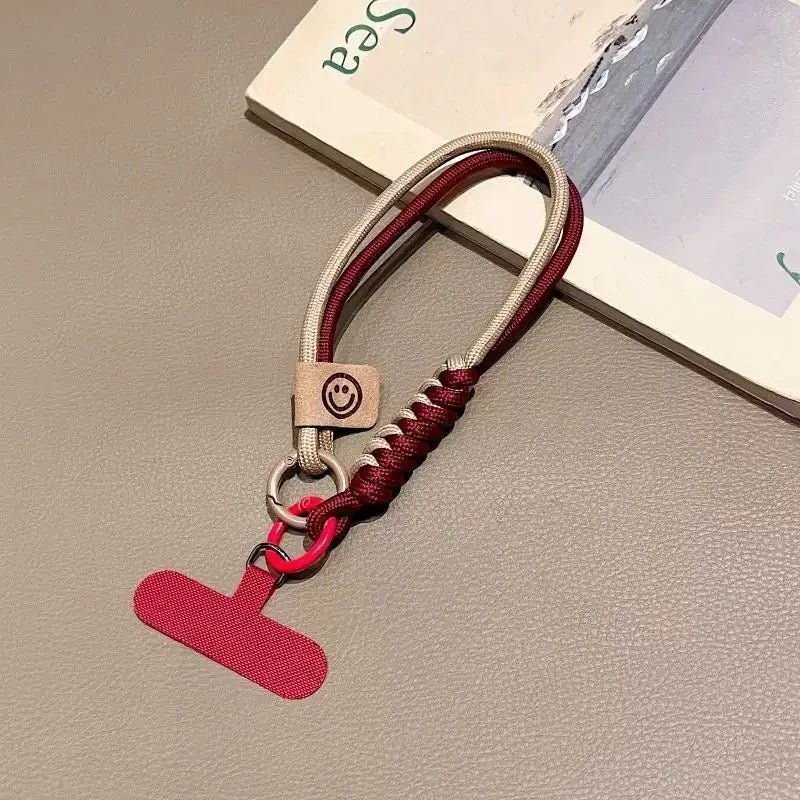 Mobile Phone Lanyard Luxury Braided Wrist Mobile Phone Lanyard Hand-held Pendant Anti-fall Multifunctional Wristband