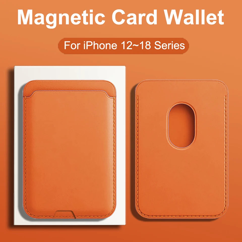 Magnetic Card Holder for Iphone 15 16 17 18 Pro Max Case Magnetic Card Slot Wallet Phone Case