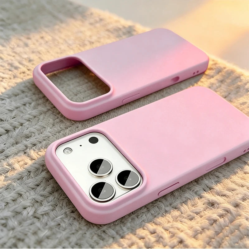 Phone Case for iPhone 18 Pro Max Official Original Liquid Silicone Cases For iPhone 16 15 12 14 13 17 Pro Max Shockproof Cover