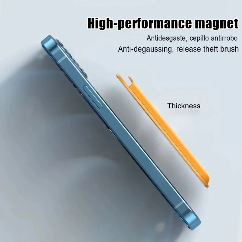 Magnetic Card Holder for Iphone 15 16 17 18 Pro Max Case Magnetic Card Slot Wallet Phone Case