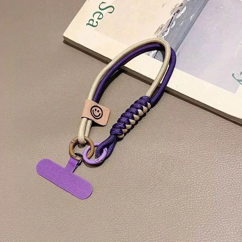 Mobile Phone Lanyard Luxury Braided Wrist Mobile Phone Lanyard Hand-held Pendant Anti-fall Multifunctional Wristband
