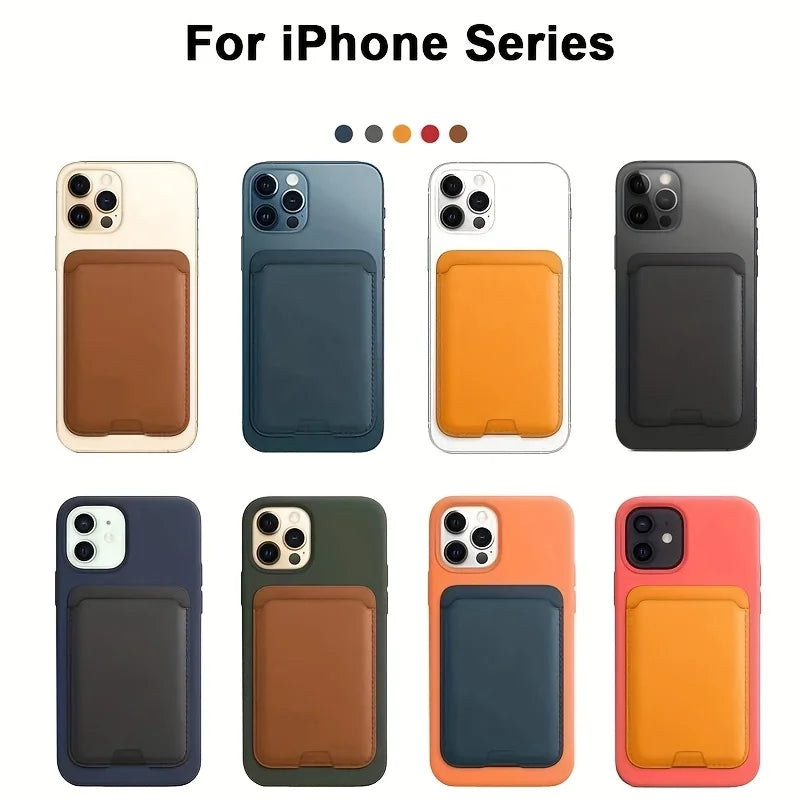 Magnetic Card Holder for Iphone 15 16 17 18 Pro Max Case Magnetic Card Slot Wallet Phone Case