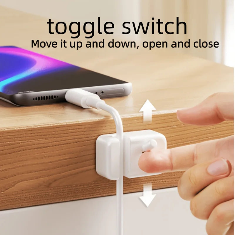 3Pcs Desk Cable Management Clip, No‑Drill Edge‑Mounted Cord Organizer for Charging Cables and Data Wires